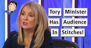 Esther McVey Minister For Common Sense Gets Laughed At By Audience!