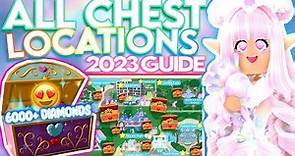 EVERY CHEST IN 2023 ROYALE HIGH! 6000+ DIAMONDS & ACCESSORIES! ROBLOX Chest Locations & Easy Guide