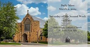 Daily Mass from Holy Family Catholic Church