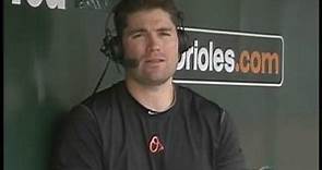Luke Scott gets a pie in the face after his grand slam gave the O's a 6-5 win