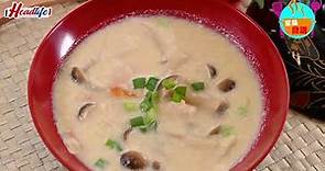 雞肉豆乳濃湯 （Chicken and Soy Milk Soup) 20分鐘神還原華御結名物！（with English Recipe)