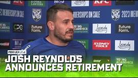Josh Reynolds paid an emotional tribute to the Bulldogs in his Retirement Announcement | Fox League