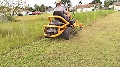 Mowing Tall Field Grass with my Cub Cadet Zero Turn Mower