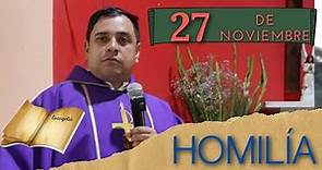 EVANGELIO DE HOY domingo 27 de noviembre del 2022 - Padre Arturo Cornejo