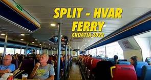 SPLIT to HVAR Ferry Croatia 2022 !!! Ferry Split to the Island HVAR !!!