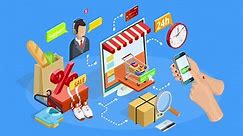 Online Shopping Process Animation Isometric Icons Stock Footage Video (100% Royalty-free) 35062705 | Shutterstock