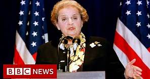 Madeleine Albright, the first female US secretary of state, dies aged 84 - BBC News