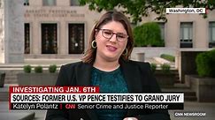 Former U.S. VP Pence gives historic testimony before grand jury investigating Trump