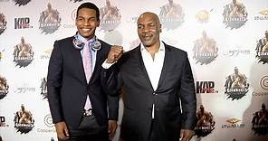 Mike Tyson and Miguel Leon Tyson "Kickboxer: Retaliation" Los Angeles Premiere Red Carpet