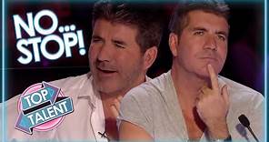 SIMON COWELL HAS HEARD ENOUGH & STOPS SINGING AUDITIONS On Got Talent