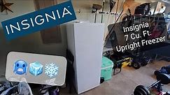 Insignia - 7 Cu. Ft. Upright Freezer Unboxing & Set-up