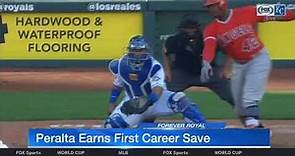Royals' Wily Peralta gets first career save