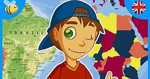 Maps of the World: Physical and Political Maps (Part 1) | Kids Videos