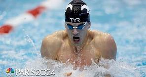 Nic Fink outduels Michael Andrew in exciting finish in Knoxville 100 breaststroke final | NBC Sports