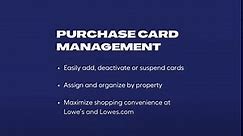 Purchase Card Management