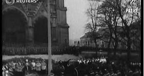 BELGIUM: King Albert I laid to rest/Duke of Brabant takes oath as King Leopold III (1934)