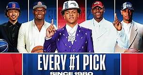 Every Number 1 Pick Since 1980 | #NBADraft