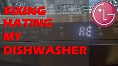 Fixing an LG Dishwasher "AE" Error is easy - once you find the source