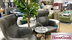 HOMEGOODS SHOP WITH ME FURNITURE SOFAS ARMCHAIRS EASTER HOME DECOR SHOPPING STORE WALK THROUGH