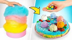 Sweet Tooth's Paradise: Cotton Candy Cake!