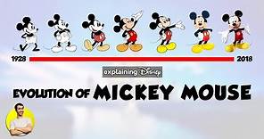 Evolution of MICKEY MOUSE - 90 Years Explained | CARTOON EVOLUTION
