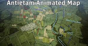 Antietam: Animated Battle Map