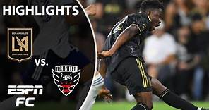 LAFC defeats D.C. United as Kwadwo Opoku's lone goal makes the difference | MLS Highlights | ESPN FC