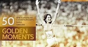 Sara Simeoni leaps for a World Record performance | 50 Golden Moments