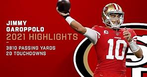 Jimmy Garoppolo's Top Plays From the 2021 Season | 49ers