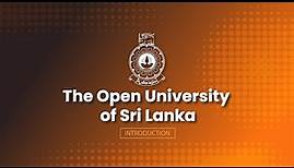Introduction to The Open University of Sri Lanka (2023)
