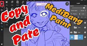 How to Copy and Paste on MediBang Paintg【Tutorial】