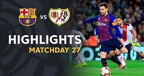 Highlights FC Barcelona vs Rayo Vallecano (3-1)