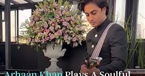 Arhaan Khan Plays A Soulful 'Wonderwall' On His Guitar At His Fathers Wedding