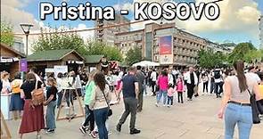 Walking in Kosovo Capital city: Pristina Walking Tour 4K HDR