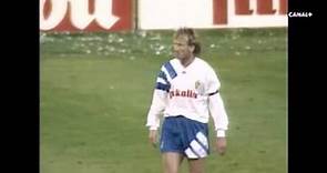 Andreas Brehme jugando en el Zaragoza. Temporada 1992-1993