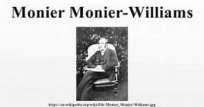 Monier Monier-Williams