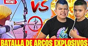 BATALLA DE ARCOS EXPLOSIVOS EN FORTNITE!!! PINO vs ARES/ Modo Creativo