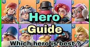 Which hero is best in Whiteout Survival | All basic and advance hero guide | Ultimate tips