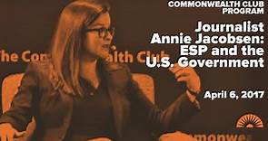 Journalist Annie Jacobsen: ESP and the U.S. Government