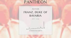 Franz, Duke of Bavaria Biography - Head of the House of Wittelsbach since 1996