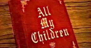All My Children on ABC Soap Opera Theme Song From 1990s 🎥 🖼️ 📺