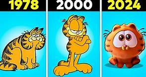 A Evolução de Garfield em Filmes e Programas de TV (1978-2024)