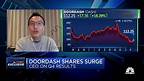 DoorDash CEO Tony Xu discusses earnings beat as shares surge as much as 20%