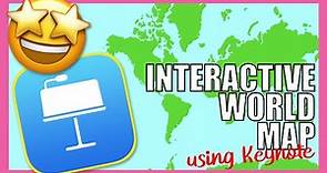 Creating an Interactive World Map on Keynote