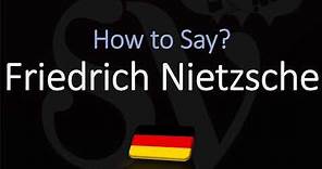 How to Pronounce Friedrich Nietzsche? (CORRECTLY) English & German Pronunciation