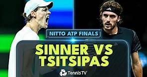 Jannik Sinner vs Stefanos Tsitsipas Match Highlights | Nitto ATP Finals 2023