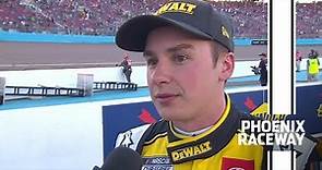 Christopher Bell gives emotional interview after Phoenix