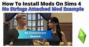 How To Install No Strings Attached Mod For Sims 4 | 2023