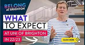 Your University of Brighton Experience: What to Expect in 22/23