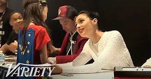 Gal Gadot Comforts Young Wonder Woman Fan at Comic Con 2017